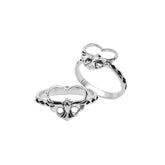 Balinese silver beautiful simple designer ring with polished finish